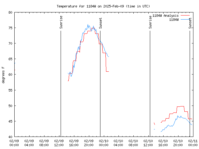 Latest daily graph