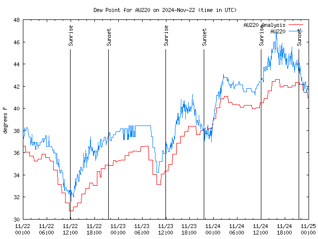 Latest daily graph