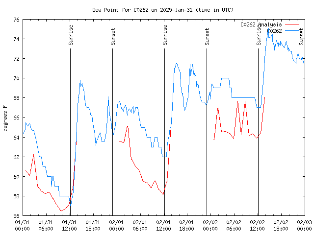 Latest daily graph