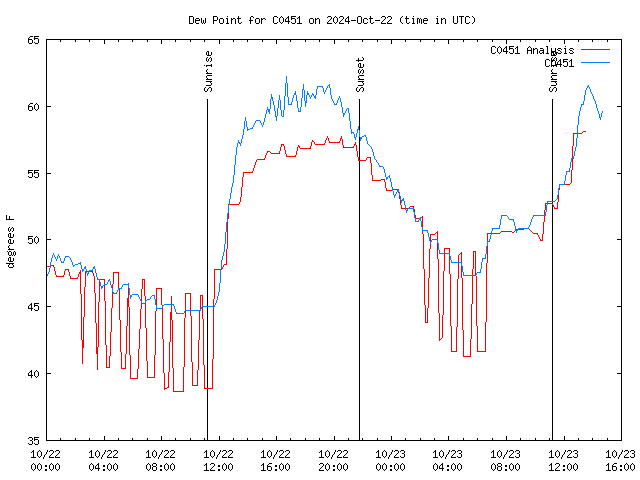 Latest daily graph