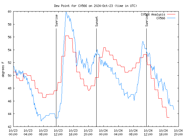 Latest daily graph