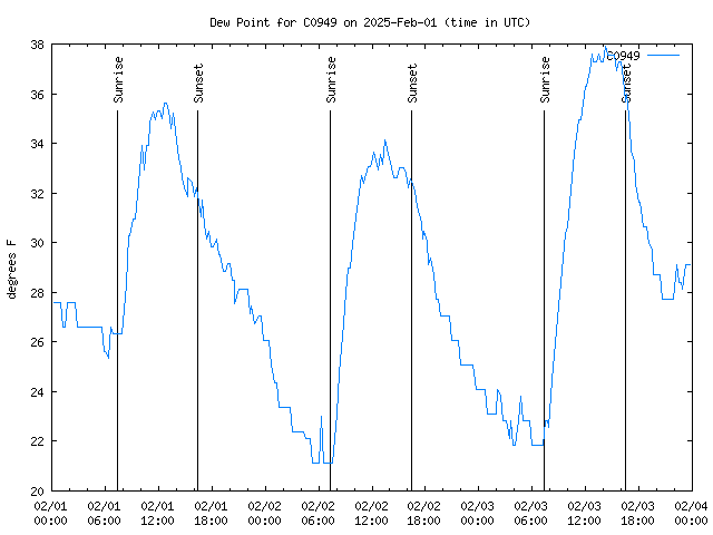 Latest daily graph