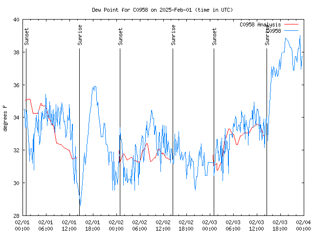 Latest daily graph