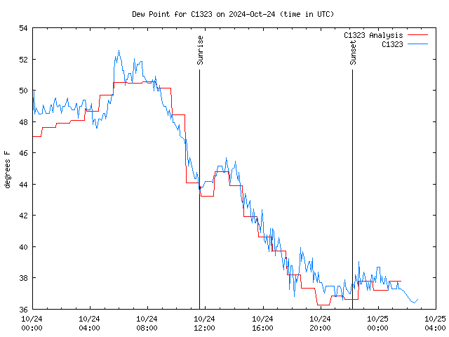 Latest daily graph