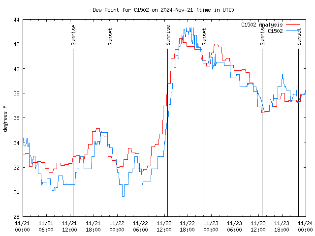 Latest daily graph