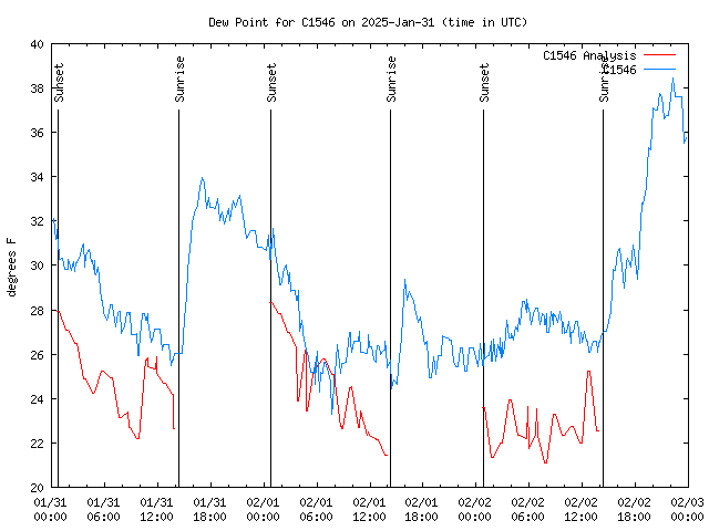 Latest daily graph