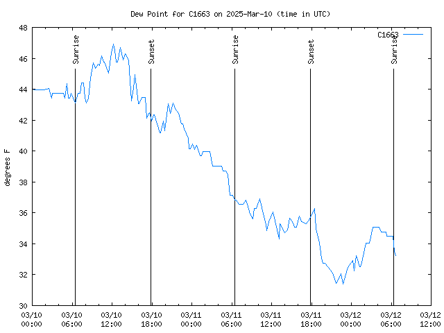 Latest daily graph