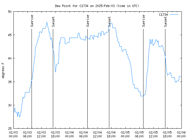 Latest daily graph