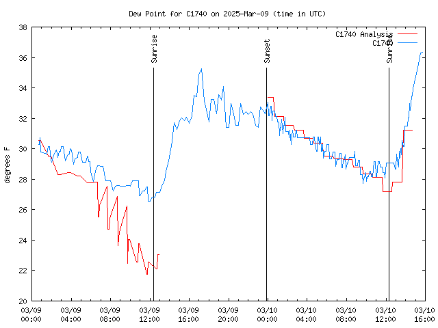 Latest daily graph