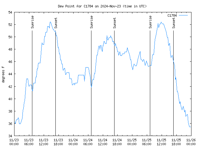 Latest daily graph