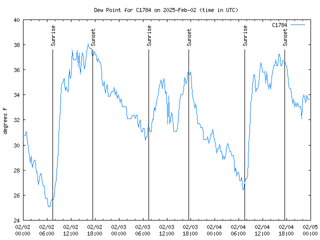 Latest daily graph