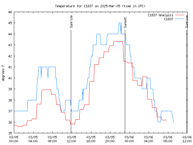 Latest daily graph