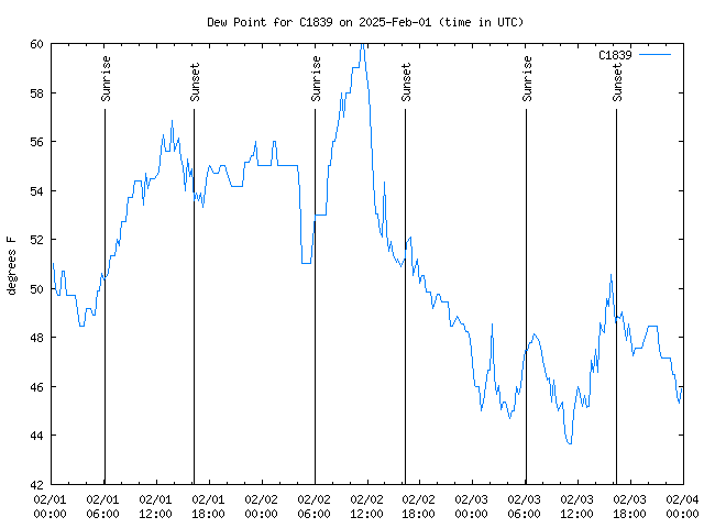 Latest daily graph