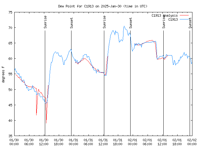 Latest daily graph