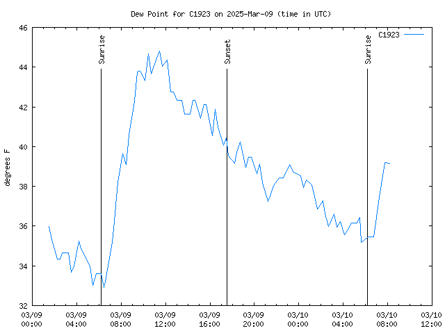 Latest daily graph