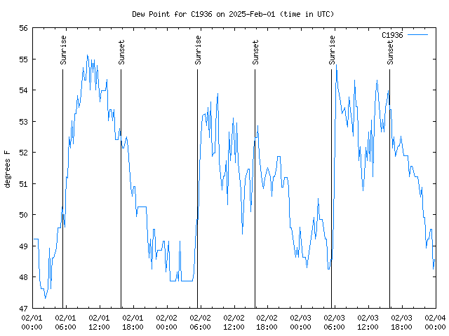 Latest daily graph