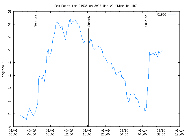 Latest daily graph