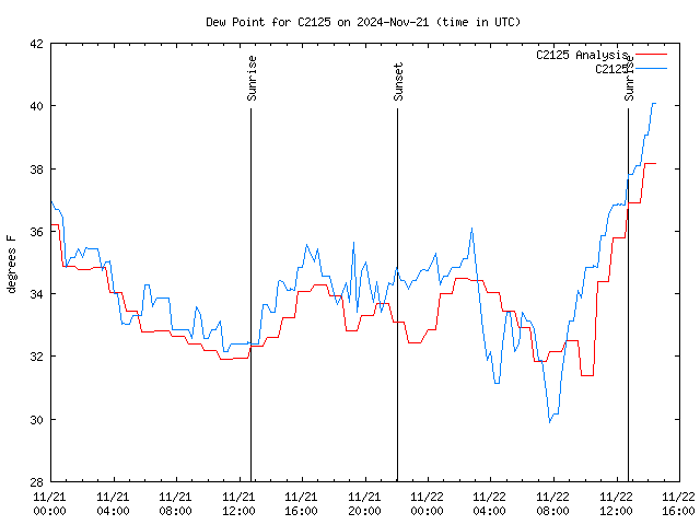 Latest daily graph