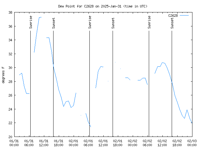 Latest daily graph