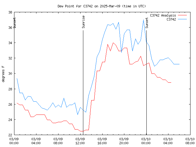 Latest daily graph