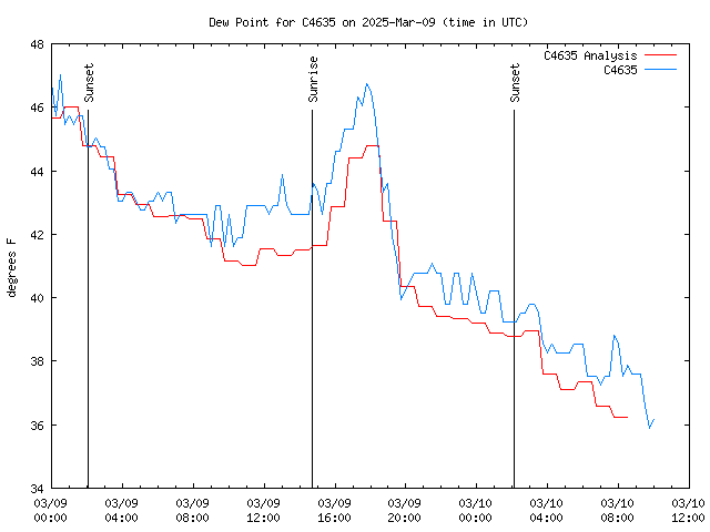 Latest daily graph