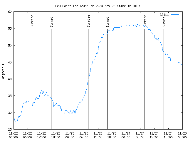 Latest daily graph