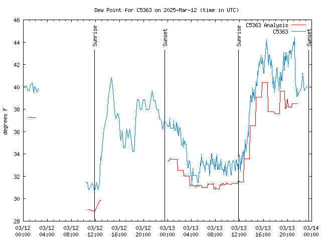 Latest daily graph