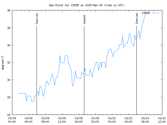 Latest daily graph