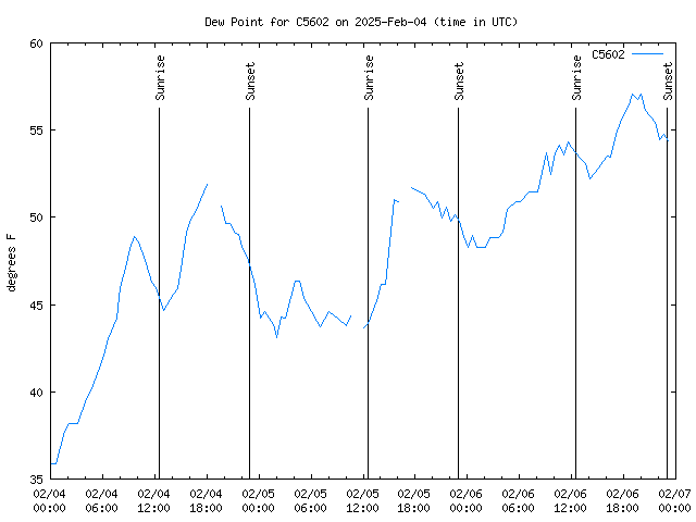 Latest daily graph