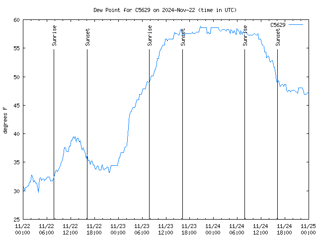 Latest daily graph