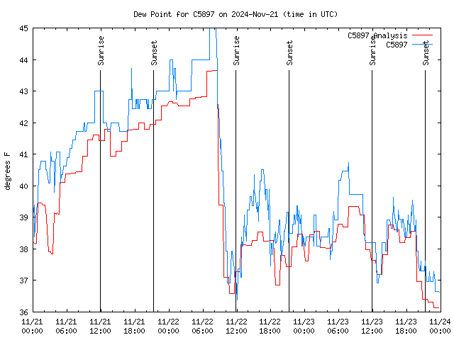 Latest daily graph