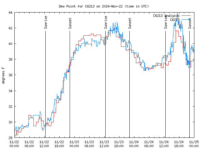 Latest daily graph