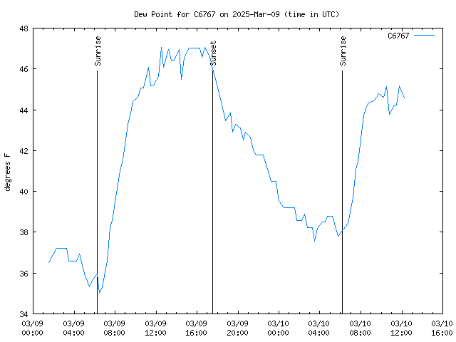 Latest daily graph