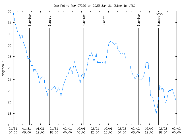 Latest daily graph