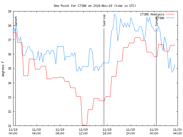 Latest daily graph