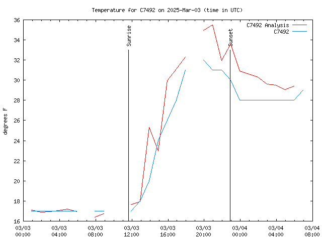 Latest daily graph