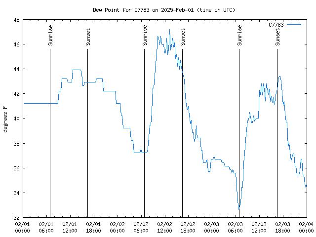 Latest daily graph