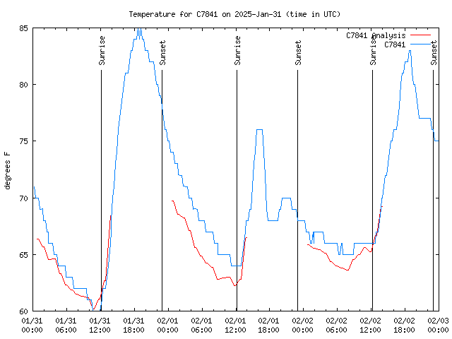 Latest daily graph