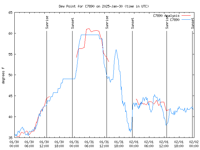 Latest daily graph