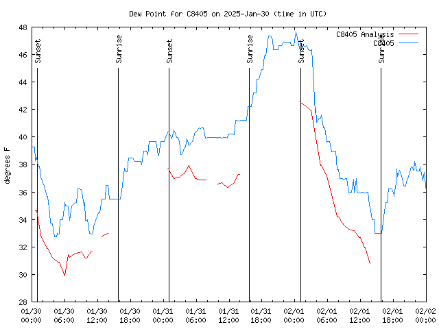 Latest daily graph