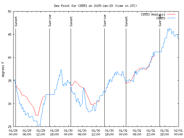 Latest daily graph