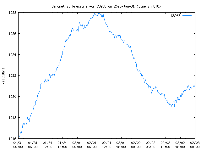 Latest daily graph