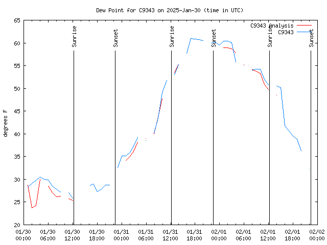 Latest daily graph