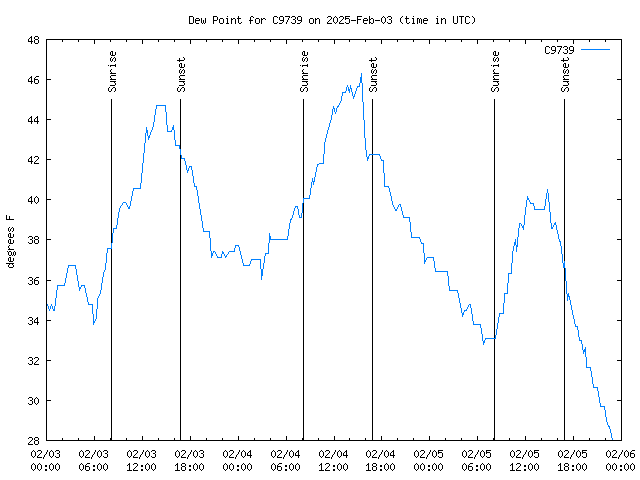 Latest daily graph