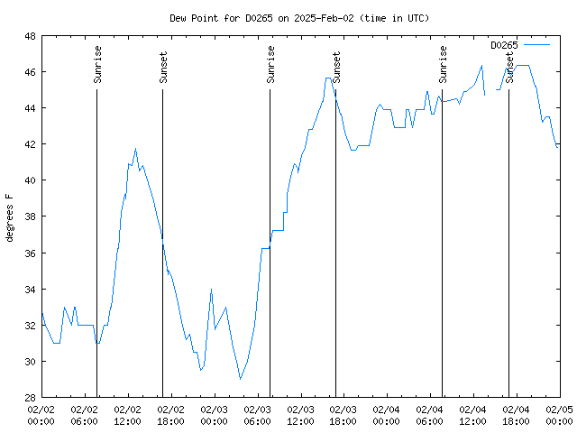 Latest daily graph