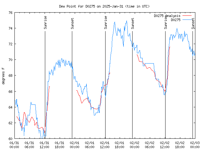 Latest daily graph