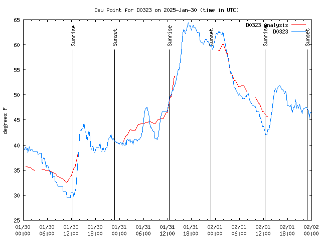 Latest daily graph