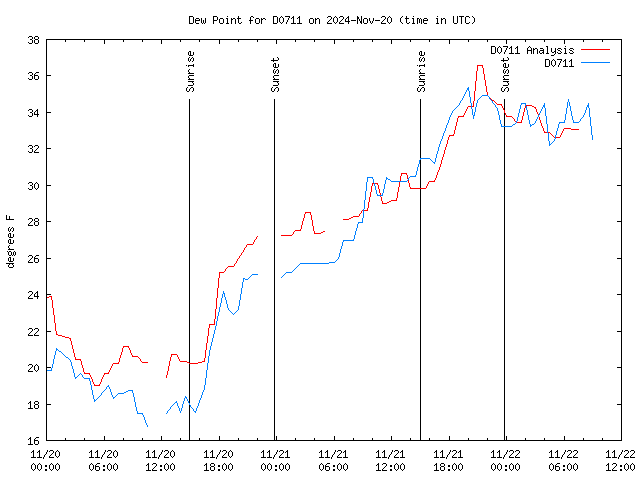 Latest daily graph