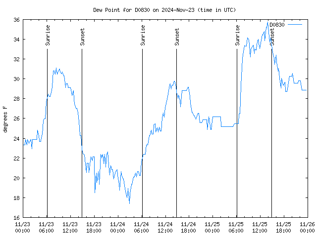 Latest daily graph