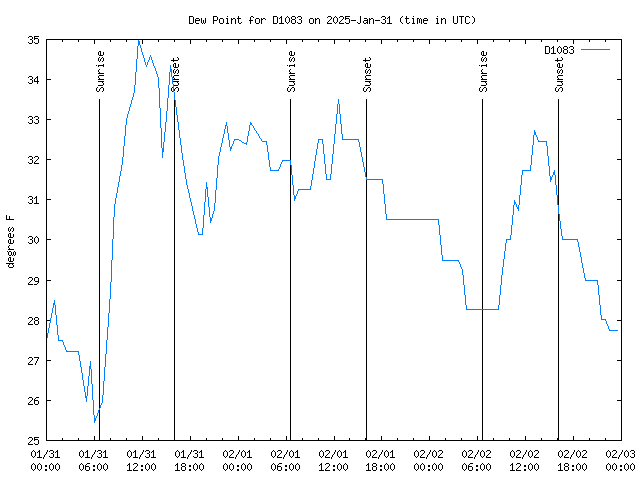 Latest daily graph